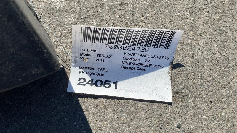 ⭕ 2016-2020 Tesla Model X Passenger Right Rocker Panel Sill Cover Oute