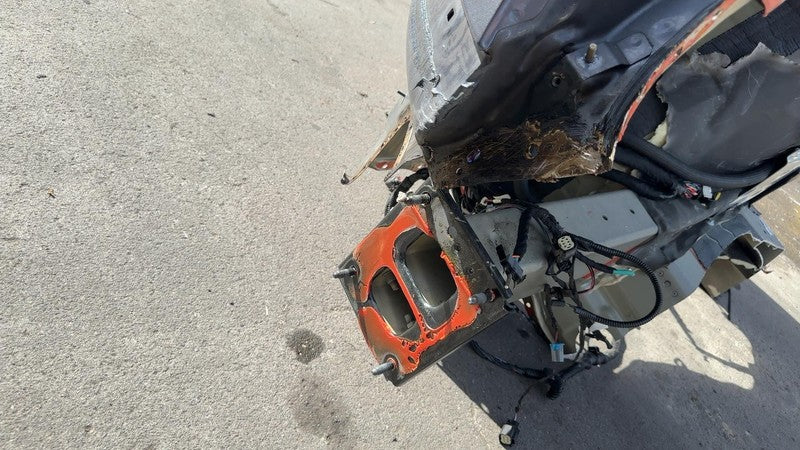 ⭕2016-2020 Tesla Model X Rear Left Quarter Fender Frame Panel Cutout Gray - PMNG