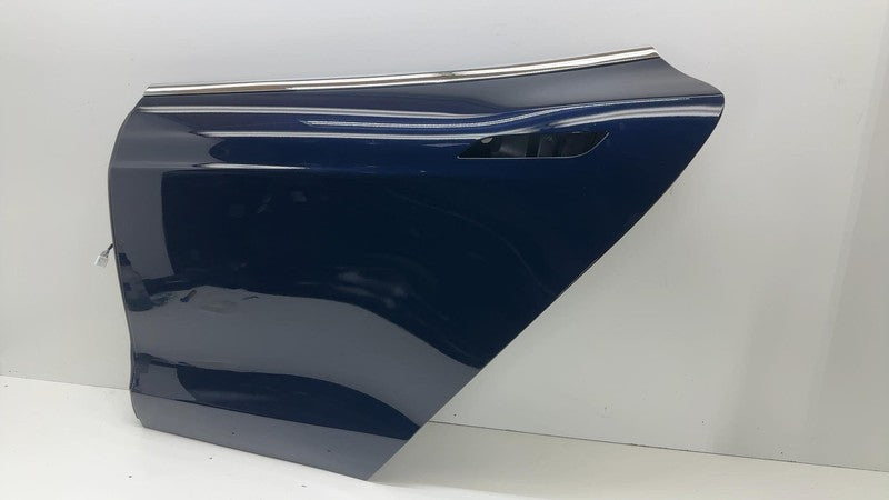 ⭕2012-2015 Tesla Model S Rear Driver Side Door Shell Panel Left LH Blu