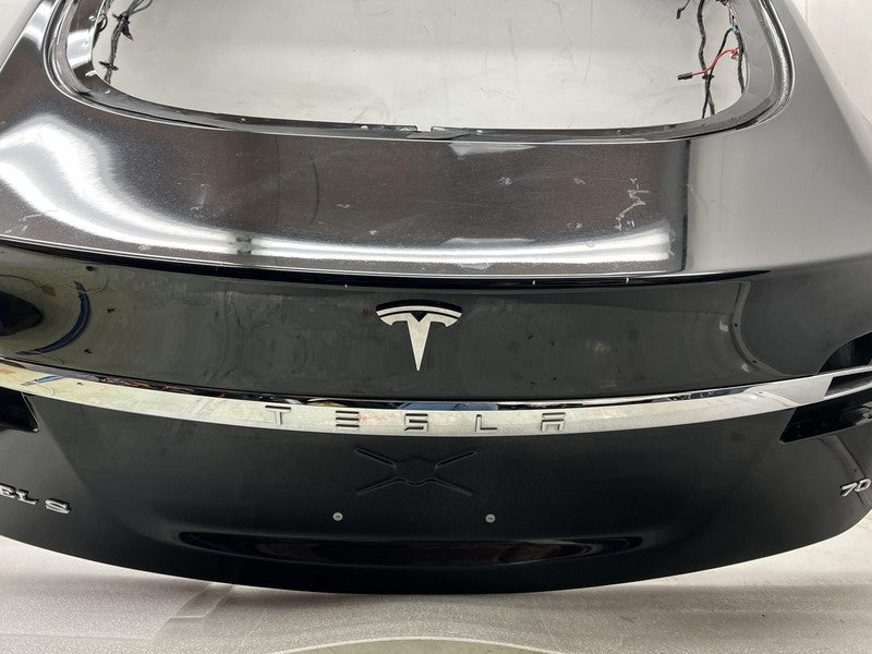 100263300O ⭕ 12-15 Model S MS Rear Tailgate Hatch Liftgate Panel Black - PBSB 1002633-00-O
