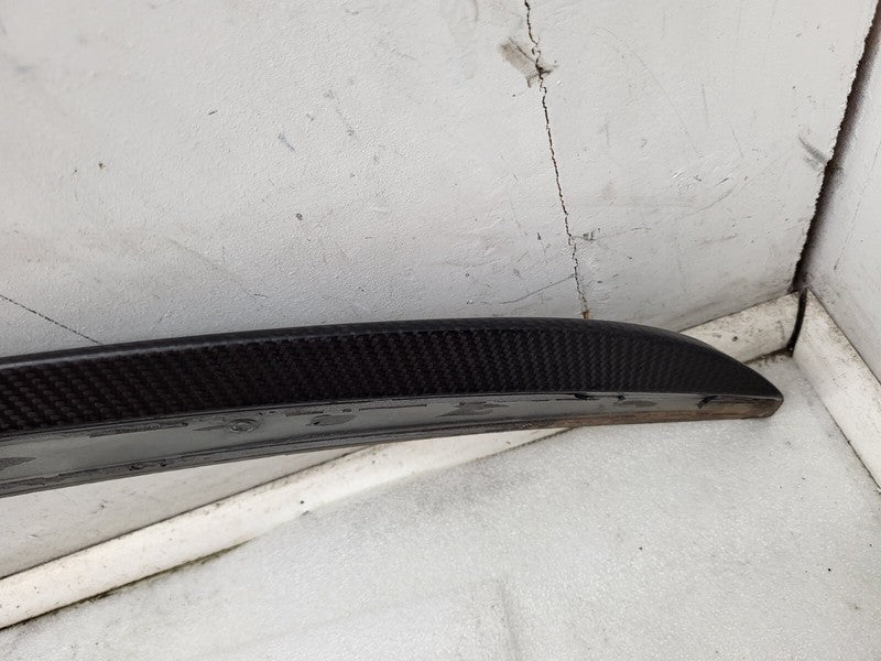 ⭕ 12-15 Tesla Model S Trunk Liftgate Lid Spoiler Wing Carbon Fiber 102