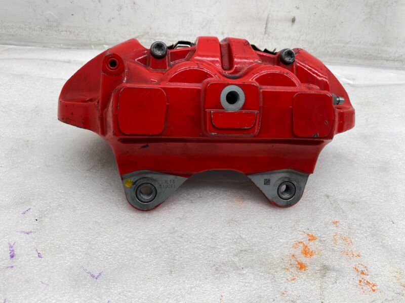 1044641 00 F ⭕ 2017-2022 Tesla Model 3 Front Left Performance Brake Caliper Red 1044641-00-F