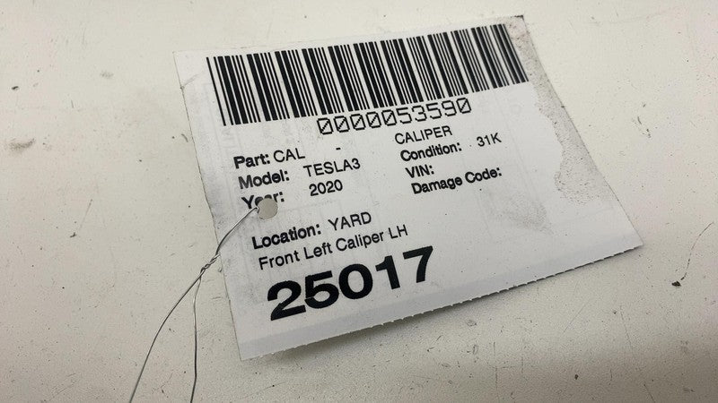 ⭕ 2017-2023 Tesla Model 3 Front Left Caliper w/ Brake Hose Line LH 104