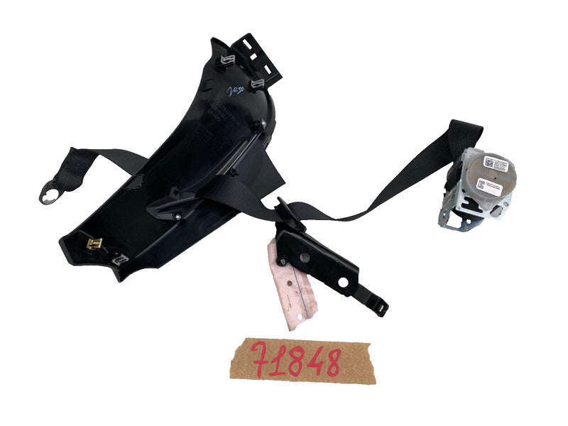 102313605D ⭕ 12-15 Model S Rear Right Seat Belt Retractor w/ Mid C-Pillar Trim 1023136-05-D