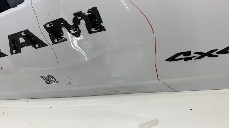 ⭕ 2025 Ram 1500 Pickup Rear Trunk Bed Lid Tailgate Shell Panel Assy White - PW7