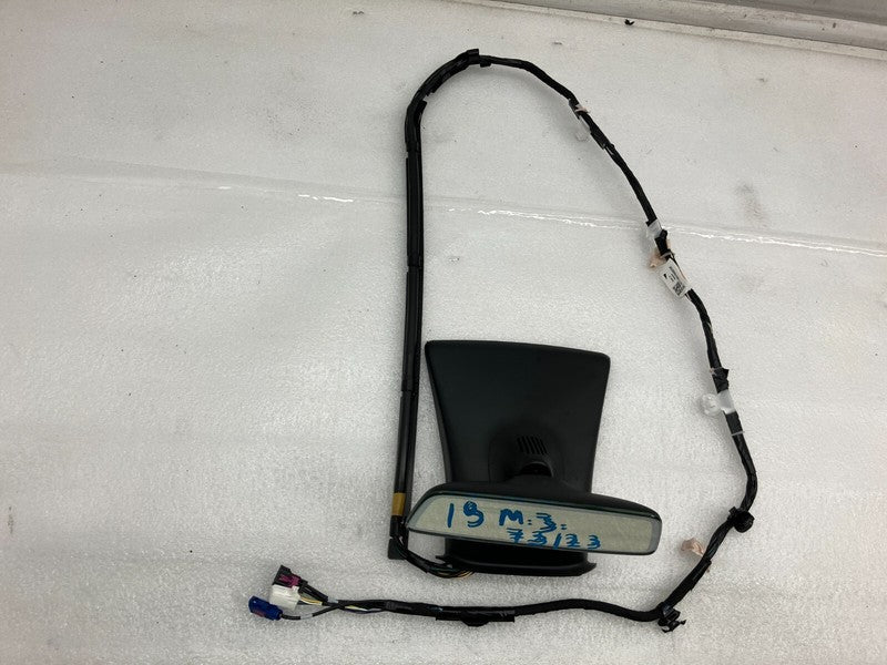 ⭕ 2017-2022 Tesla Model 3 M3 Front Interior View Mirror & Triple Camera w/ Cover