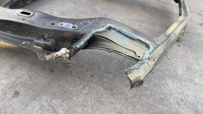 1917292-ST-A 2024-2025 Tesla Cybertruck Passenger Body Side Outer Structural Frame Right RH