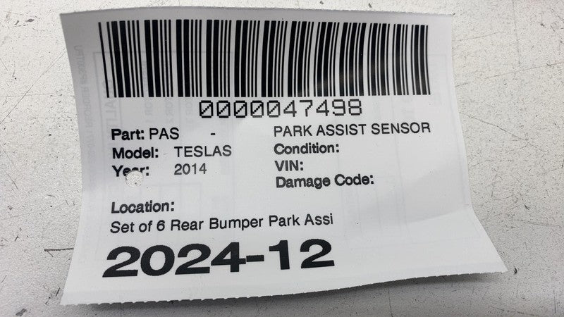 2012-2020 Tesla Model S X Bumper Bar Parking Distance Control PDC Park
