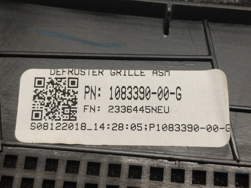 ⭕ 17-23 Model 3 Y Dash Instrument Panel Defroster Grille Upper Trim 10