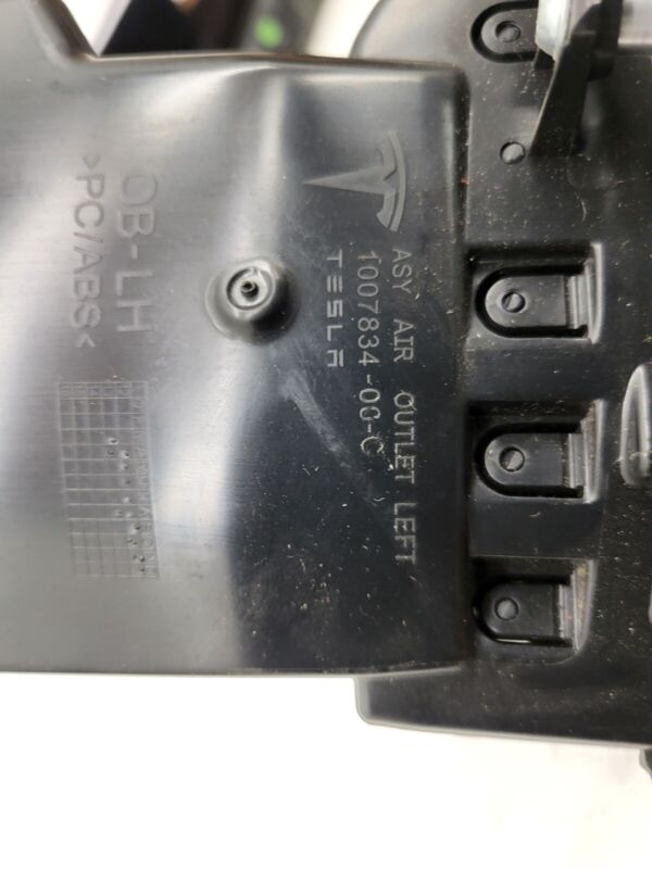 100783400C 2012-2015 Tesla Model S MS SET of Dash A/C Air Vent Outlet Dashboard Trim Panel