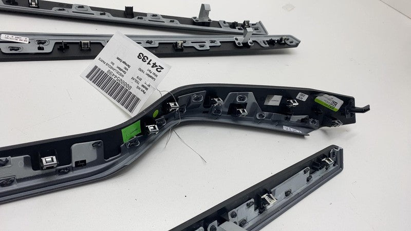 1035826 00 2016-2020 Tesla Model X SET of Front & Rear Left & Right Door Molding Trim Decor