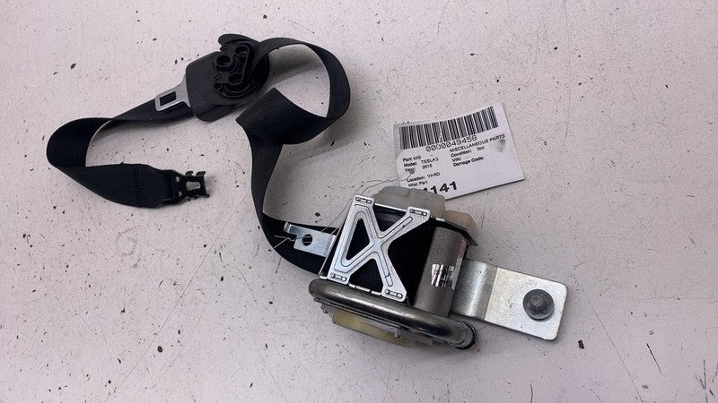 104825903A 2012-2020 Tesla Model S Front Passenger Side 1st Row Seat Belt & Retractor Right