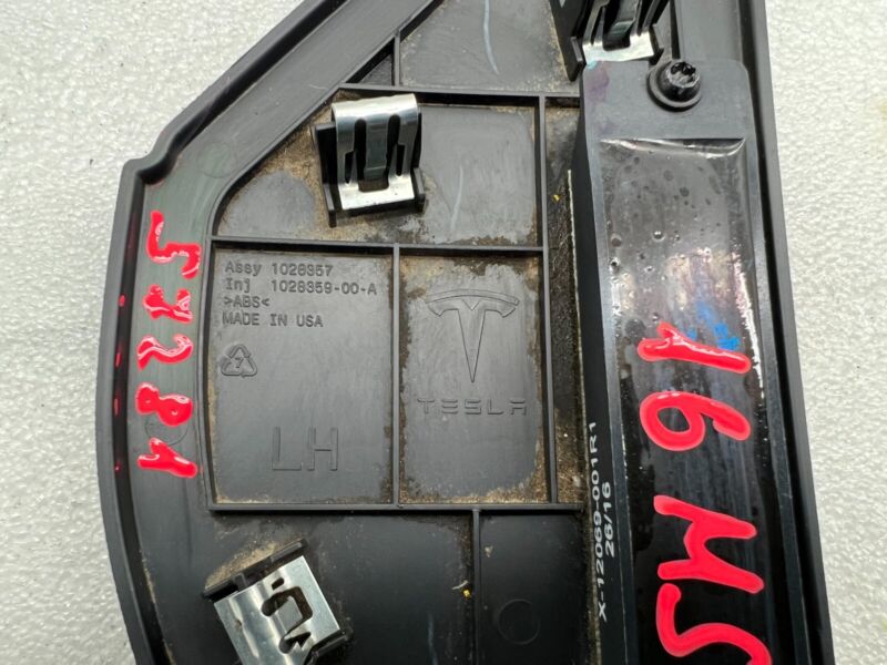 2012-2021 Tesla Model S MS Driver Side Instrument Panel Dash Side Cover Left OEM