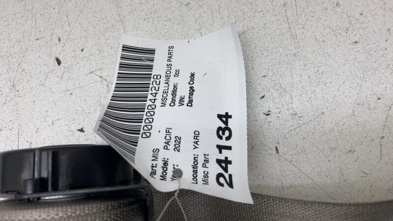 6EB001D2AC ⭕ 2017-2024 Chrysler Pacifica Rear Passenger 2nd Row Seat Belt Right 6EB001D2AC
