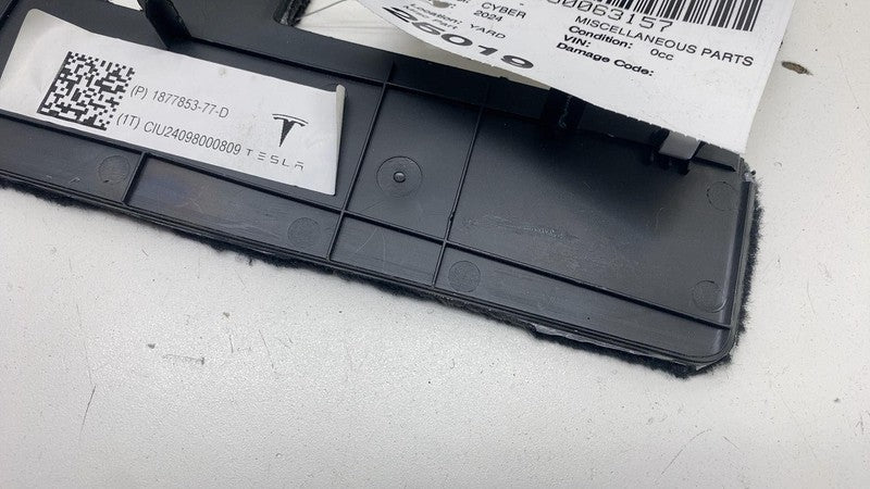 187785377D ⭕ 24-25 Tesla Cybertruck Front Driver Side Pedal Trim Carpet Left 1877853-77-D