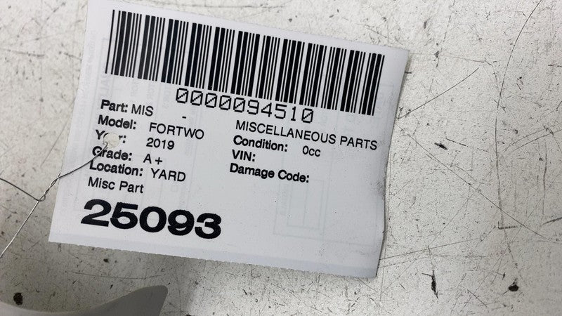 ⭕ 2019 Smart EQ Fortwo Front Passenger Side Windshield A-Pillar Trim C