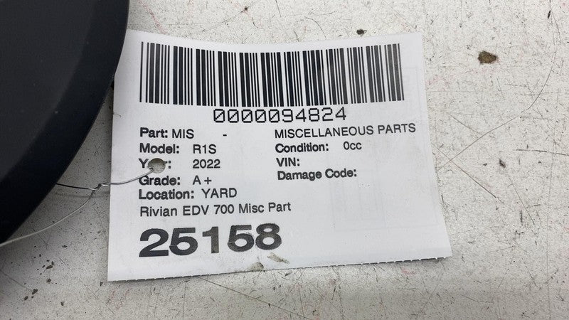 ⭕ 2022 Rivian EDV-700 Amazon Truck Wheel Center Hub Cap PT00044781