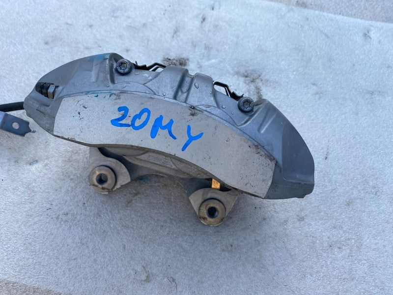 1188621 00 B ⭕ 20-23 Model Y MY Front Driver Side Caliper with Brake Line Left 1188621-00-B