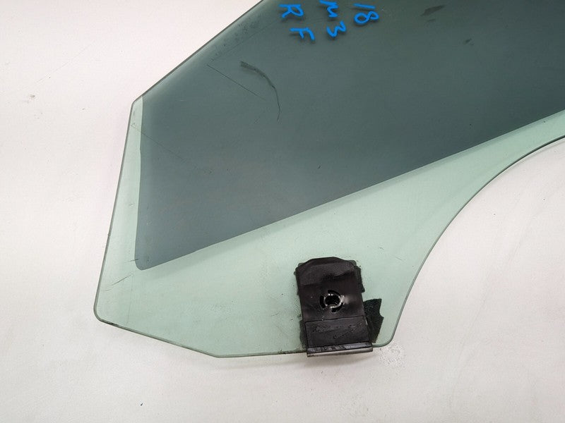 43R-004530 ⭕ 17-19 Tesla Model 3 Front Passenger Door Window Glass Right RH (Single Pane)
