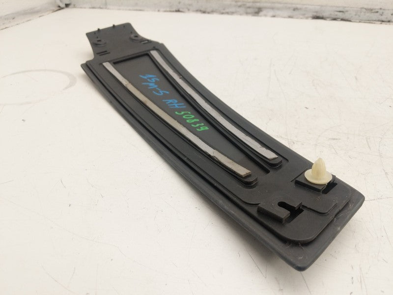⭕ 2012-2015 Tesla Model S Passenger Side Exterior B-Pillar Applique Glass Right