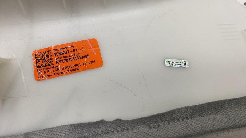 ⭕ 17-23 Tesla Model 3 Front Left & Right A-Pillar Upper Trim Cover 108