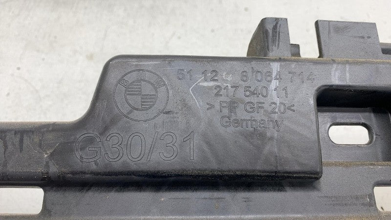 2019 BMW 530e G30 2.0L Rear Center Bumper Lower Support Bracket