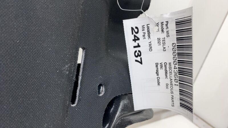 Does not apply 2017-2023 Tesla Model 3 M3 Rear Package Shelf Tray Panel Cover + Brake Light OEM
