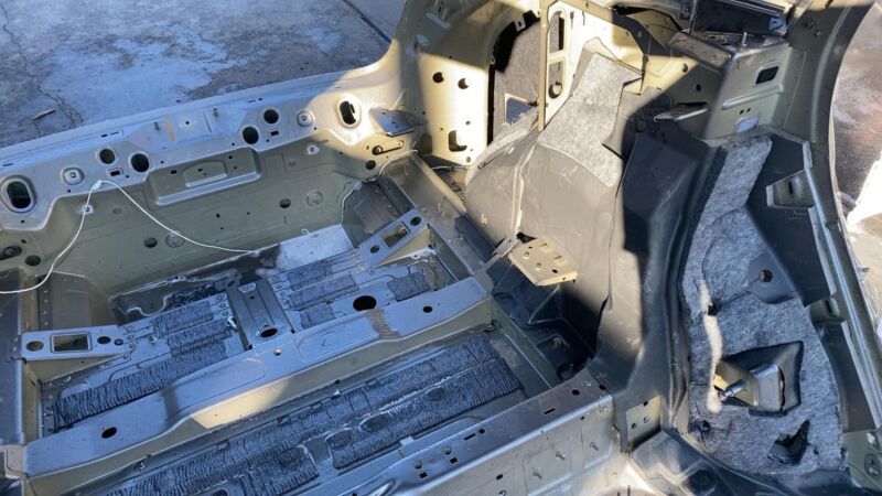 ⭕ 19-22 Audi e-Tron Q5 Prestige Rear Quarter Panel Structural Frame Gray LZ7F