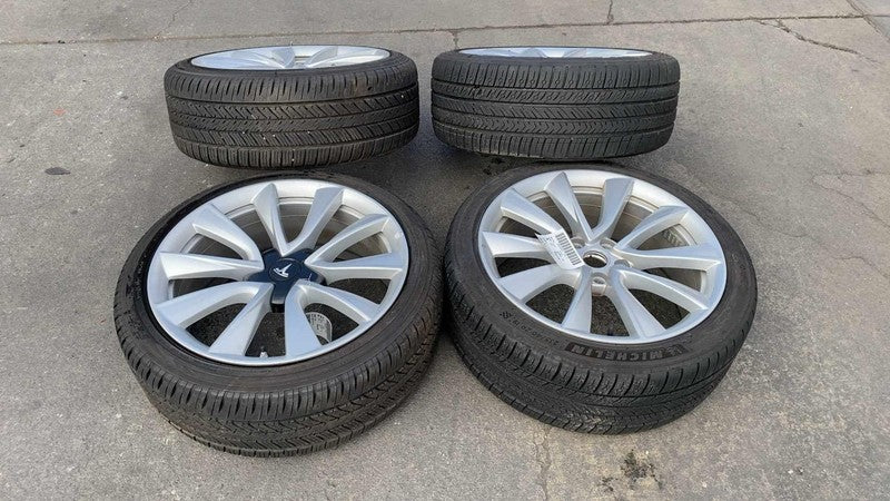 ⭕2021-2023 Tesla Model 3 SET of 4 Wheel Rim 19x8.5J + 40MM w/ Tire 10
