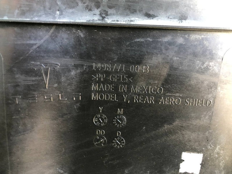 ⭕ 17-23 Model 3 M3 Rear Under Body Aero Splash Shield Guard Cover 1498