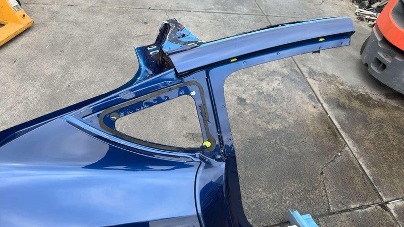 ⭕ 2020-2024 Tesla Model Y Rear Right Quarter Panel Structural Cutout Blue PPSB