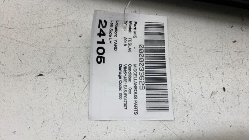 110043700B 2017-2023 Tesla Model 3 Left B-Pillar Applique Glass Trim Molding w/ Camera LH