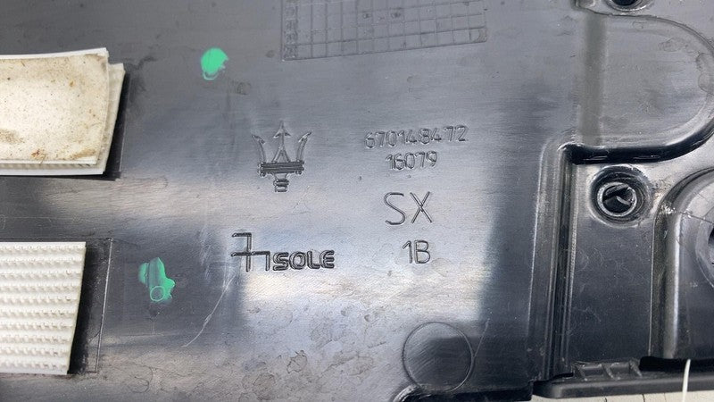 670148472 ⭕ 14-21 Maserati Ghibli Left Exterior B-Pillar Applique Molding Cover 670148472