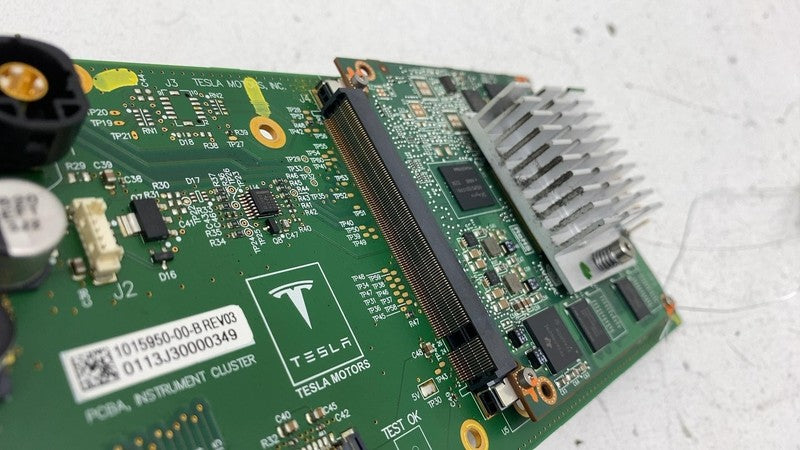 101595000B ⭕ 12-15 Model S MS Instrument Cluster Gauge Speedometer Motherboard 1015950-00-B