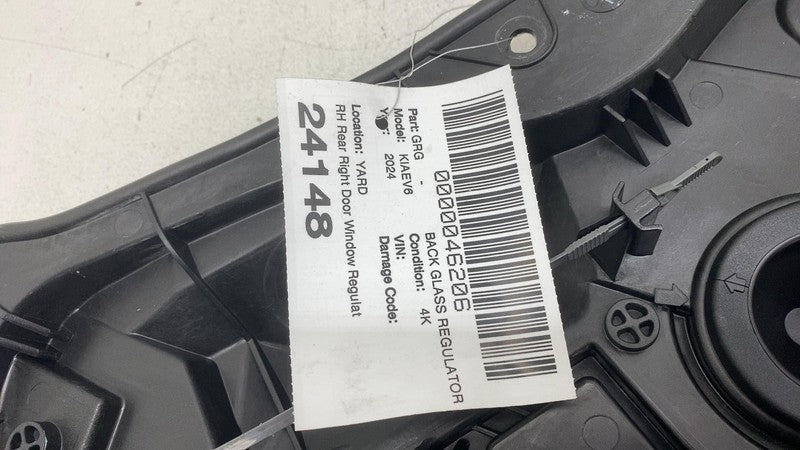 83480CV000 2022-2024 Kia EV6 Rear Passenger Door Window Regulator & Motor + Carrier Right