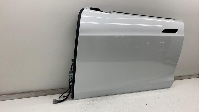 ⭕ 16-20 Model S Front Driver Side Door Panel Shell Left White PPSW 600