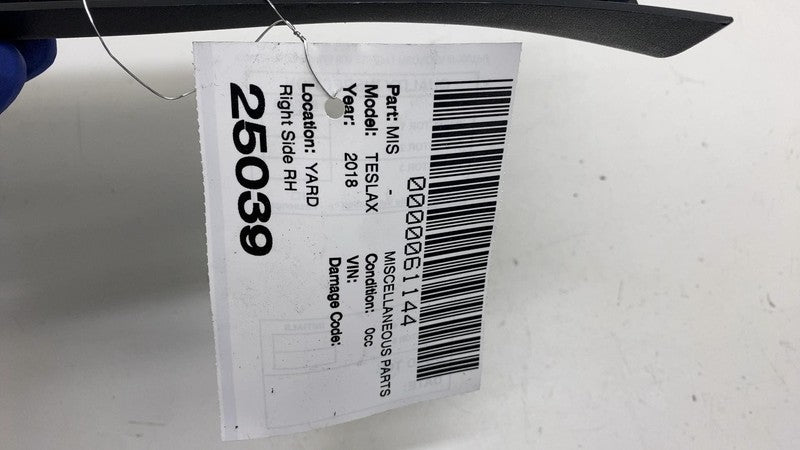 110514500B ⭕ 2016-2020 Tesla Model X Rear Driver Side Sill Trim Cover Left LH 1105145-00-B