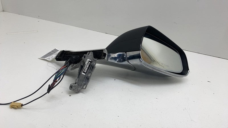 ⭕ 12-15 Model S Passenger Side Exterior Rear View Door Mirror Right Black - PBSB