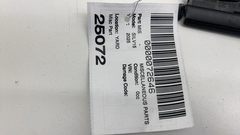 87849117 ⭕19-25 Chevrolet Silverado 1500 Rear Right Side Door Window Applique RH 87849117