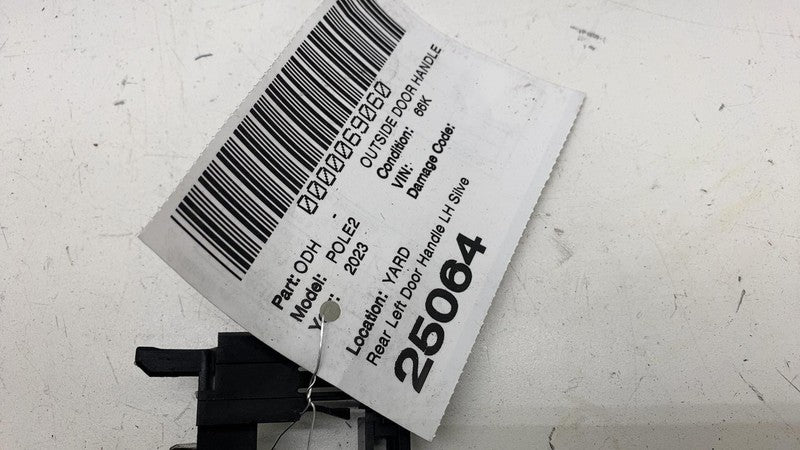 32310937 ⭕ 2021-2023 Polestar 2 Rear Left Door Handle & Lock Actuator Silver-729 32310937