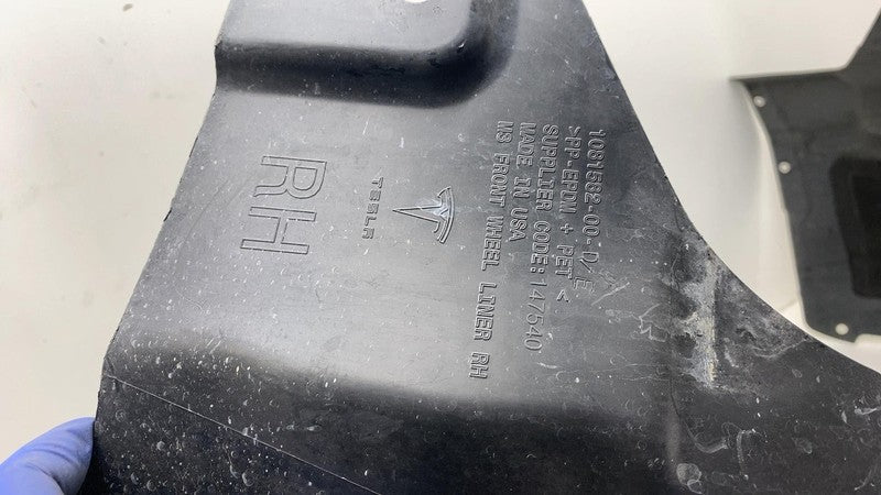 1081582-00-D ⭕ 18-23 Tesla Model 3 Front Right Wheel Fender Liner Splash Shield 1081582-00-D