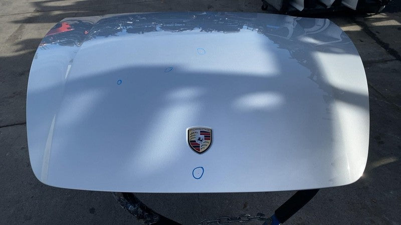 2011-2014 Porsche Cayenne Front Bonnet Hood Shell Panel Cover Assy Silver - LX7W