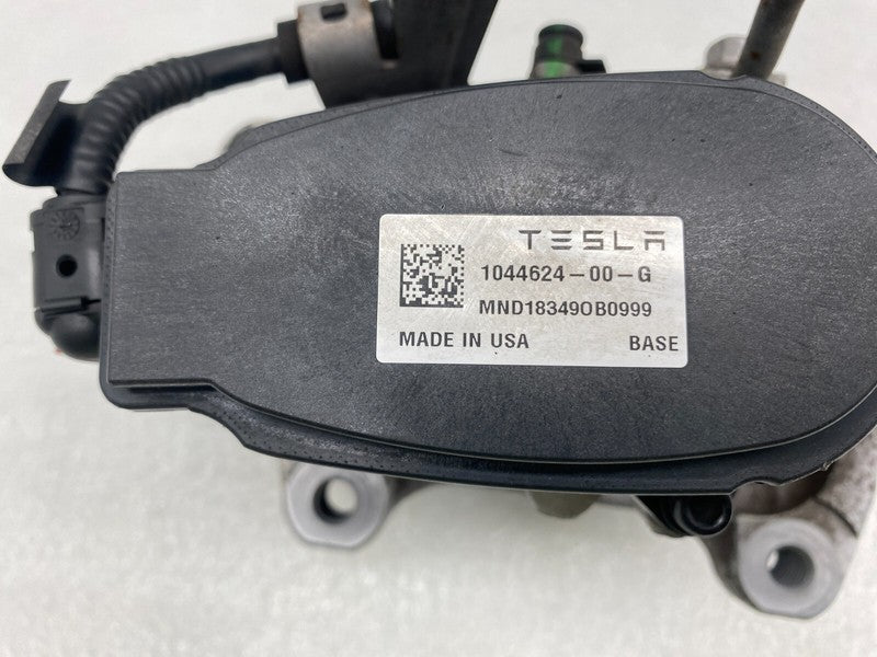 104462400G ⭕ 2017-2023 Tesla Model 3 Rear Right Caliper + Brake Hose Line BASE 1044624-00-G