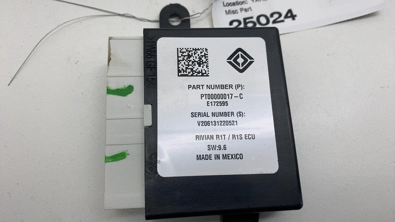 PT00000017-C ⭕ 2022-2024 Rivian R1T R1S Park Assist Control Module PT00000017-C OEM
