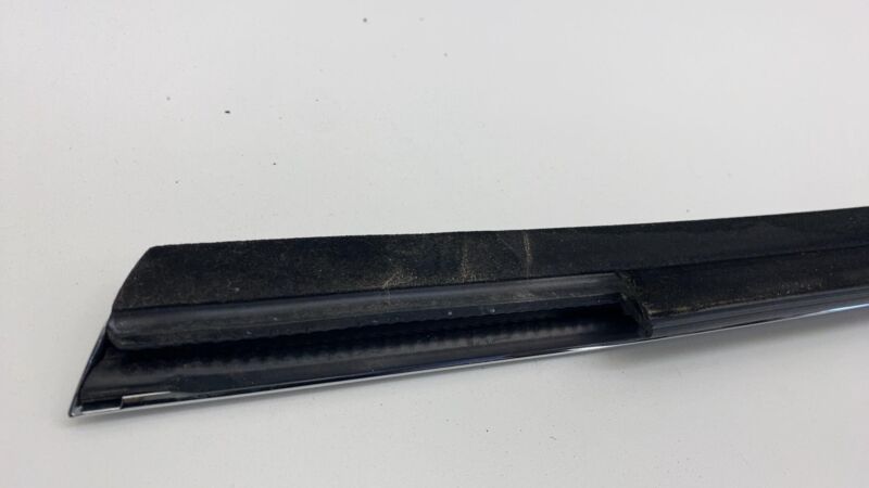 2012-2020 Tesla Model S Rear Driver Door Window Outer Belt Molding Chrome Left