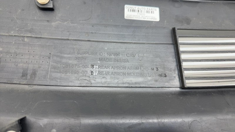 ⭕ 17-23 Tesla Model 3 Windshield Cowl Panel Rear Apron Grille Cover 10