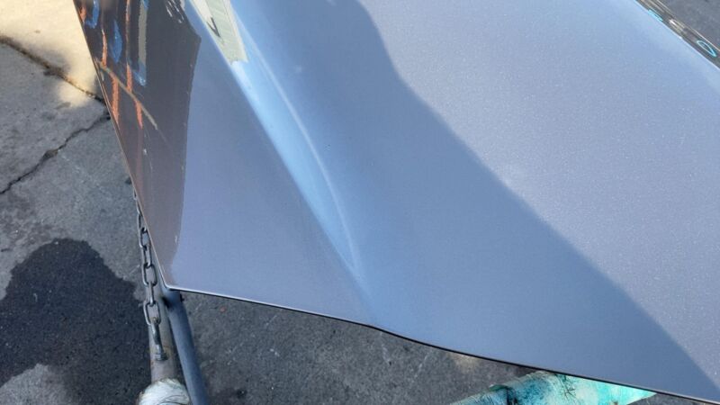 2012-2015 Tesla Model S MS Rear Driver Side Door Shell Panel Left LH Brown PPTI