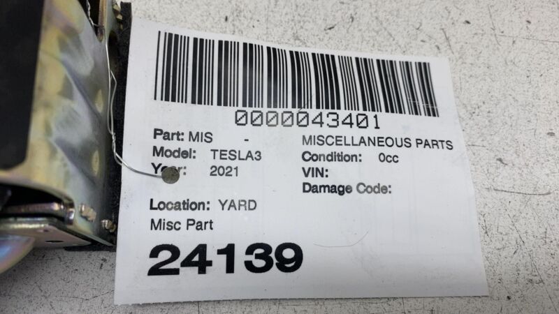 2017-2023 Tesla Model 3 M3 Rear Left or Right 2nd Row Seatbelt Retractor LH = RH