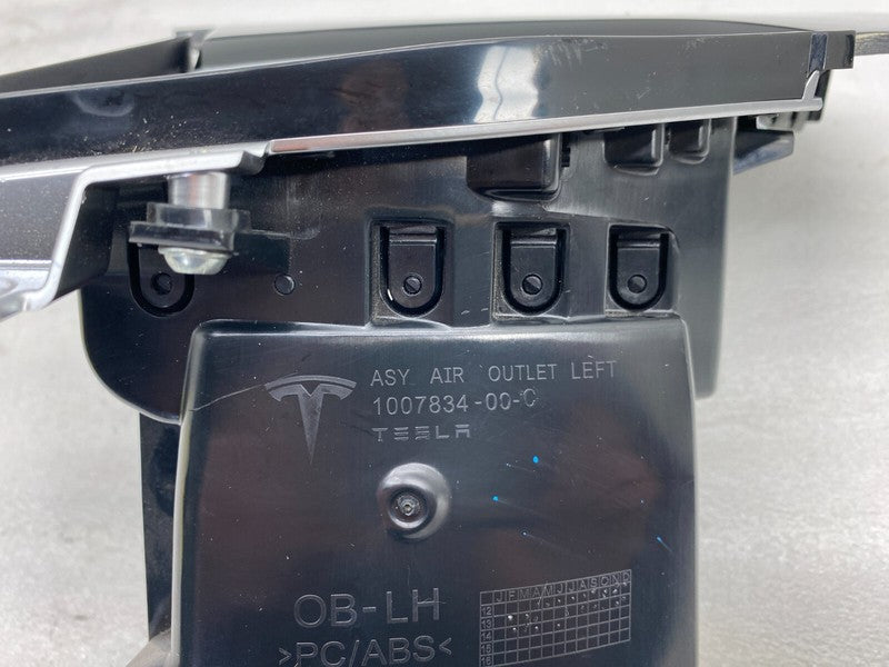 100783400C ⭕2012-2015 Tesla Model S MS SET of Dash A/C Air Vent Outlet Dashboard Trim Panel