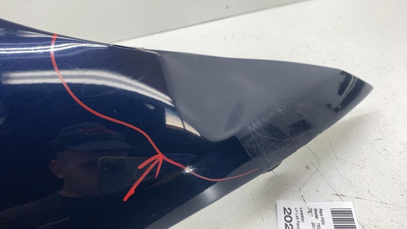 ⭕ 2012-2020 Tesla Model S Front Driver Side Fender Shell Panel Left Blue - PMMB